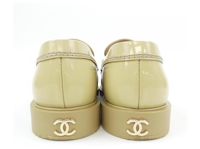 Chanel LOAFERS Mocassini in vitello lucido Verde - vista 5
