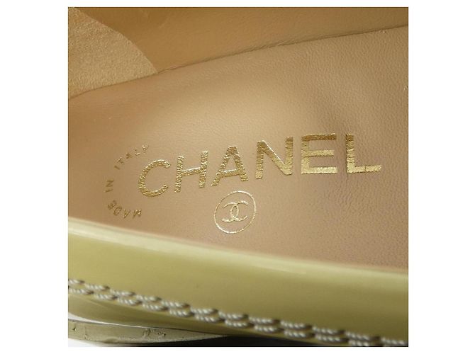 Chanel LOAFERS Mocassini in vitello lucido Verde - vista 6