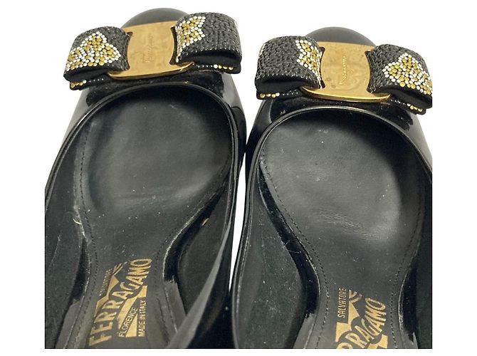Salvatore Ferragamo Vara Lederpumps Schwarz - Ansicht 10