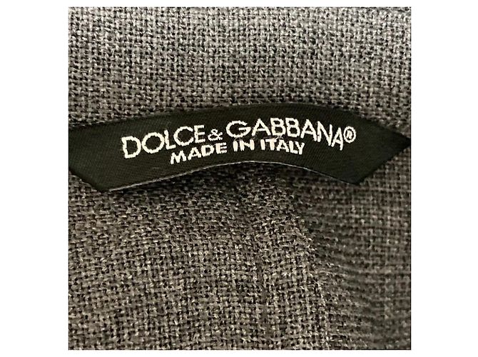 Dolce & Gabbana Chaqueta entallada de lana Dolce&Gabbana TAORMINA Castaño - vista 4