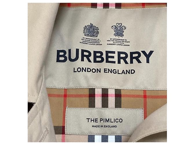 Casaco de Algodão Burberry THE PIMLICO Bege - vista 5