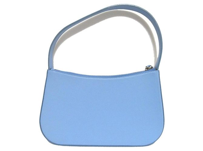 Autre Marque Borsa a tracolla in pelle KWAIDAN EDITIONS Blu Blu chiaro - vista 2
