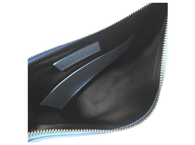 Autre Marque Borsa a tracolla in pelle KWAIDAN EDITIONS Blu Blu chiaro - vista 4