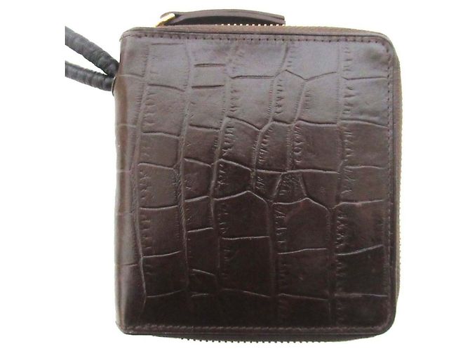 Dries Van Noten Zip Around Wallet Brown - view 3