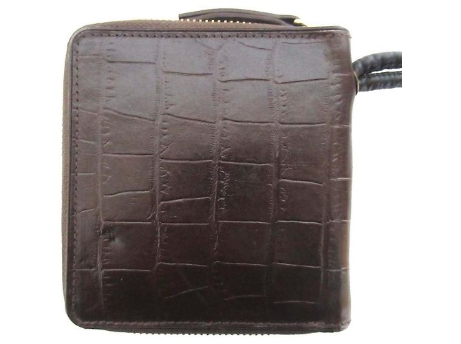Dries Van Noten Zip Around Wallet Brown - view 4