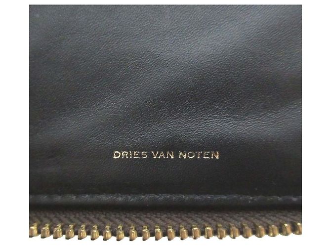 Dries Van Noten Zip Around Wallet Brown - view 8