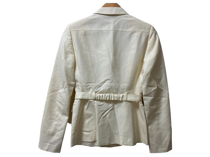 Chaqueta de caza Gucci de lana Blanco Crudo - vista 3