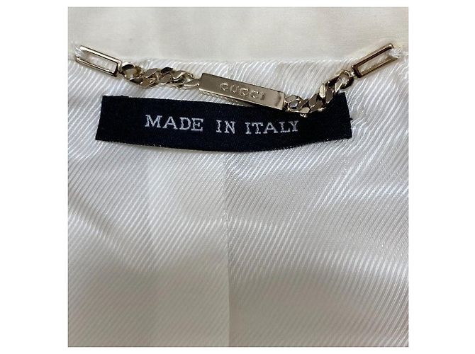 Chaqueta de caza Gucci de lana Blanco Crudo - vista 5