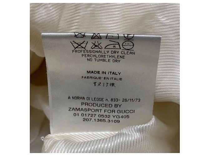 Chaqueta de caza Gucci de lana Blanco Crudo - vista 9