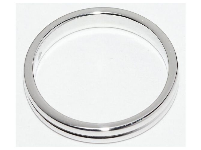 Boucheron Godron Pt950 Ring Größe 56 Silber - Ansicht 3