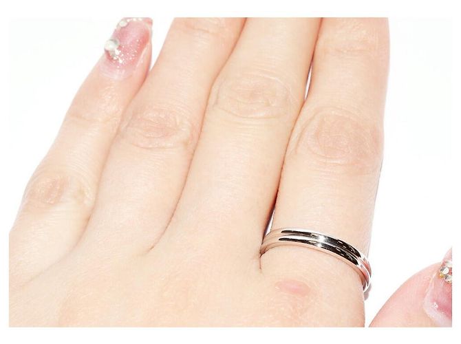 Boucheron Godron Pt950 Ring Größe 56 Silber - Ansicht 5