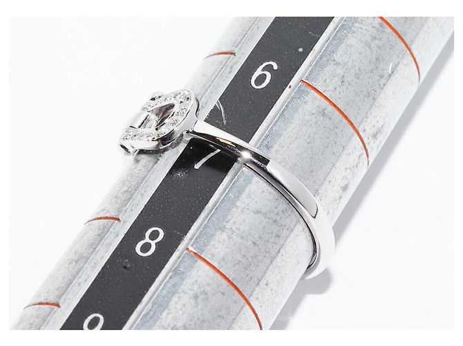 Autre Marque Fred Force 10 Au750 Ring aus Weißgold und Diamanten Größe 7 Silber - Ansicht 2
