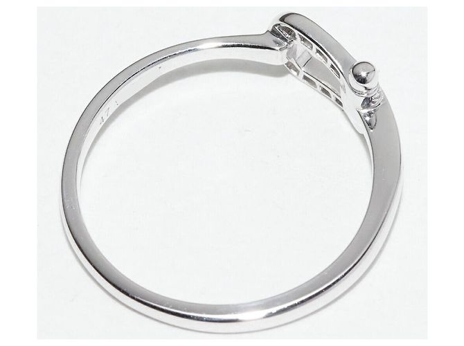 Autre Marque Fred Force 10 Au750 Ring aus Weißgold und Diamanten Größe 7 Silber - Ansicht 3
