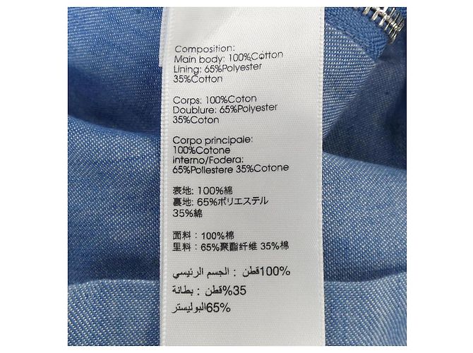 Autre Marque Langes Gilet 3.1 Phillip Lim Blau - Ansicht 3