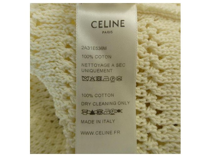 Céline CELINE Strickoberteil Weiß - Ansicht 3