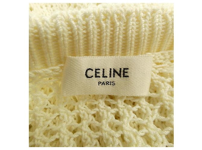 Céline CELINE Strickoberteil Weiß - Ansicht 4