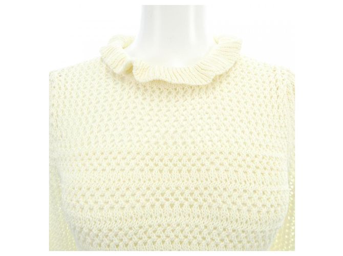Céline CELINE Strickoberteil Weiß - Ansicht 5