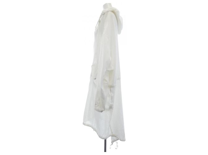 Autre Marque Abrigo Yohji Yamamoto Y's Blanco - vista 7