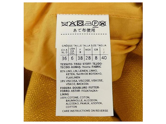 Max Mara STUDIO Chaleco largo Amarillo - vista 3