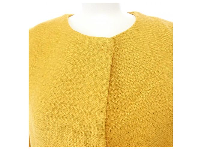 Max Mara STUDIO Chaleco largo Amarillo - vista 5