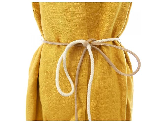 Max Mara STUDIO Chaleco largo Amarillo - vista 7