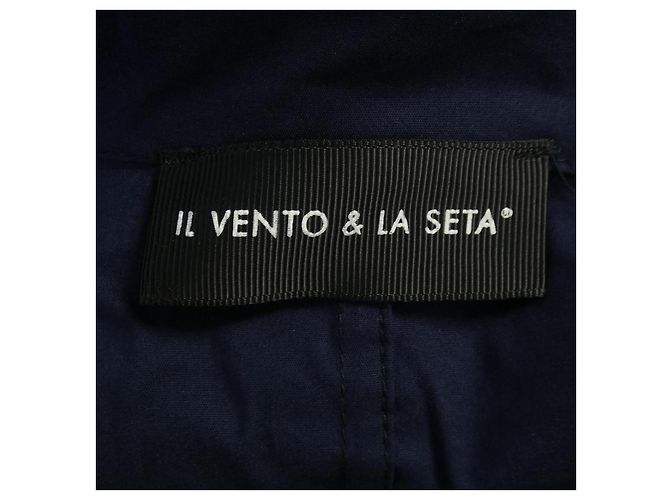 Autre Marque Giacca IL Vento & La Seta Blu Blu navy - vista 4