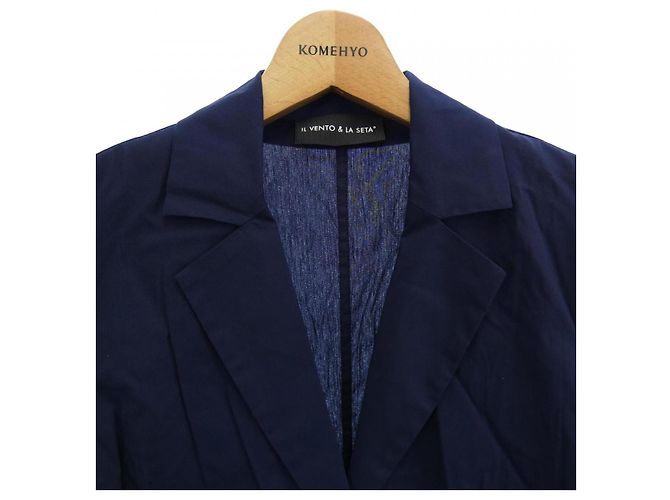 Autre Marque Giacca IL Vento & La Seta Blu Blu navy - vista 5
