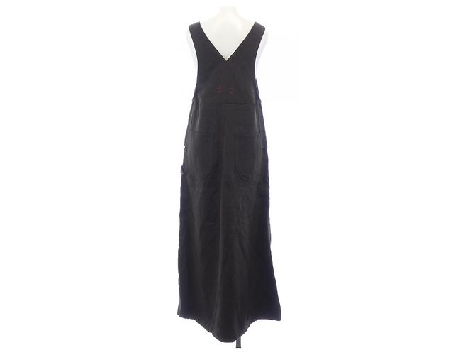 Autre Marque Vestido DELIY Marrom - vista 2