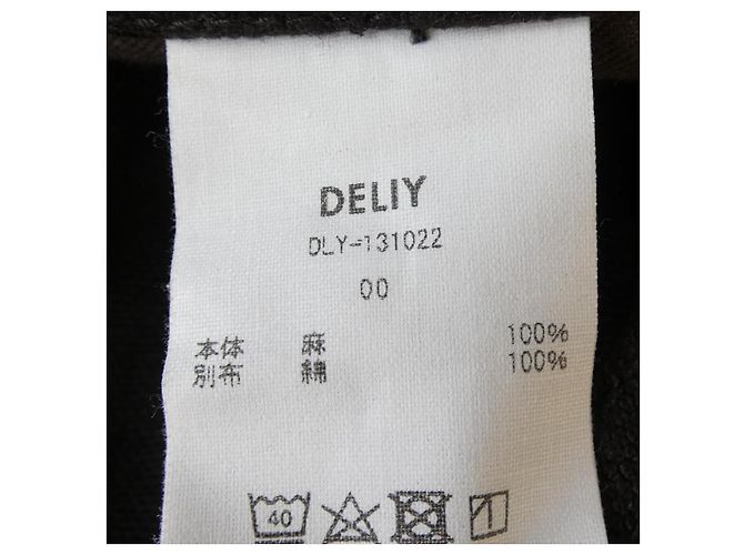 Autre Marque Vestido DELIY Marrom - vista 3