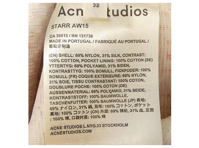 Acne Studios Dress White Red - view 3