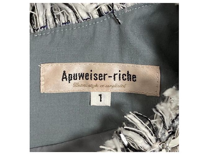 Autre Marque Vestido de tweed Apuweiser-riche Castaño - vista 4