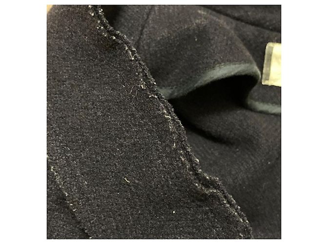 Abrigo de lana Marni con diseño cutoff Azul Azul marino - vista 10