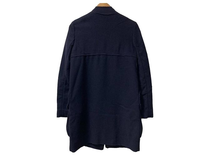 Abrigo de lana Marni con diseño cutoff Azul Azul marino - vista 4