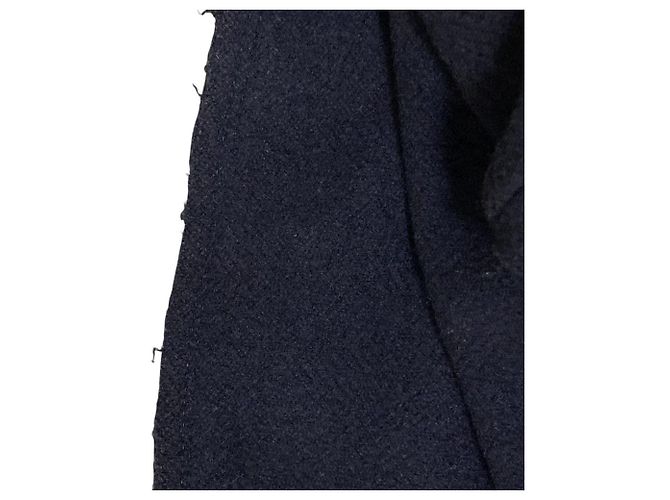 Abrigo de lana Marni con diseño cutoff Azul Azul marino - vista 9