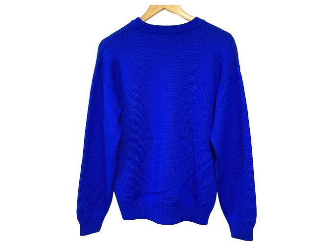 Autre Marque Koche×Emilio Pucci Jacquard-Strickpullover Blau - Ansicht 2