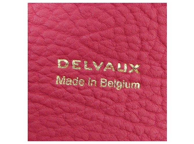 Cartera Delvaux Simplissime Roja - vista 3