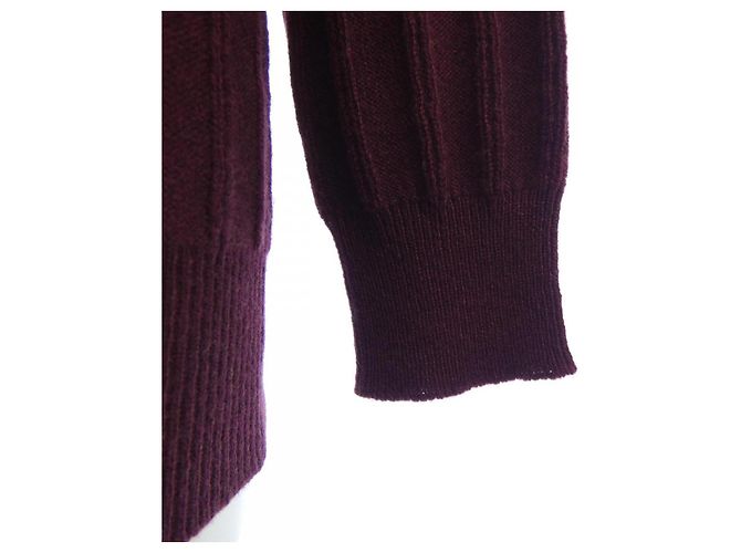 Autre Marque Plan C DVCMB54KG0FW015 Malha de cashmere Preto Vermelho - vista 6