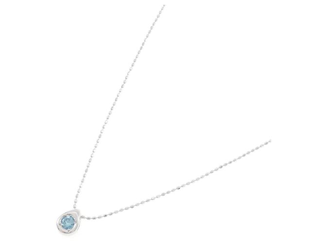 Autre Marque Collar de oro blanco Au750 y diamantes Plata - vista 2
