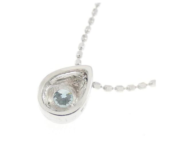 Autre Marque Collar de oro blanco Au750 y diamantes Plata - vista 4
