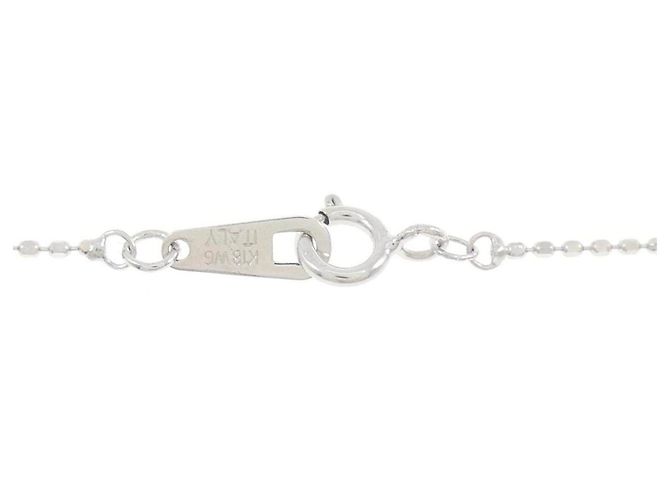 Autre Marque Collar de oro blanco Au750 y diamantes Plata - vista 5
