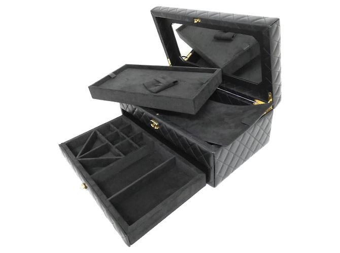 Joyero Chanel Lamb Jewelry Box Negro - vista 9