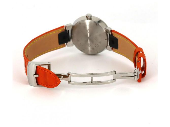 Louis Vuitton Tambour Slim Stainless Steel Silber - Ansicht 7