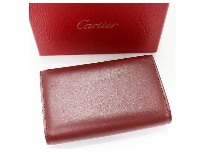 Cartera para 6 llaves Cartier Must Line de becerro Castaño - vista 2