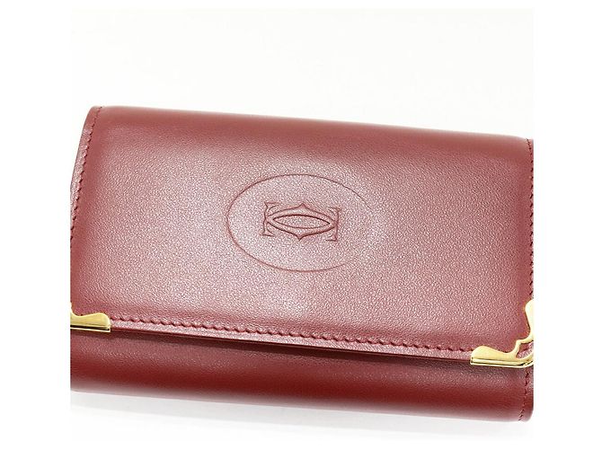 Cartera para 6 llaves Cartier Must Line de becerro Castaño - vista 4