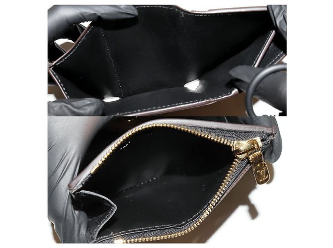 Louis Vuitton Portefeuille Zoe Monogram Trifold Wallet Castaño - vista 4