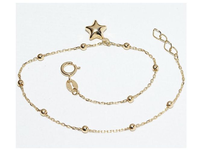 Autre Marque Pulsera de Estrella Au750 Dorado - vista 3