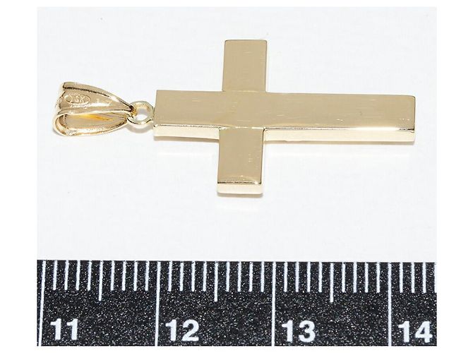 Autre Marque Pendente Croce in Cornalina Au750 D'oro - vista 3