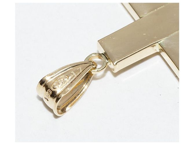 Autre Marque Pendente Croce in Cornalina Au750 D'oro - vista 4