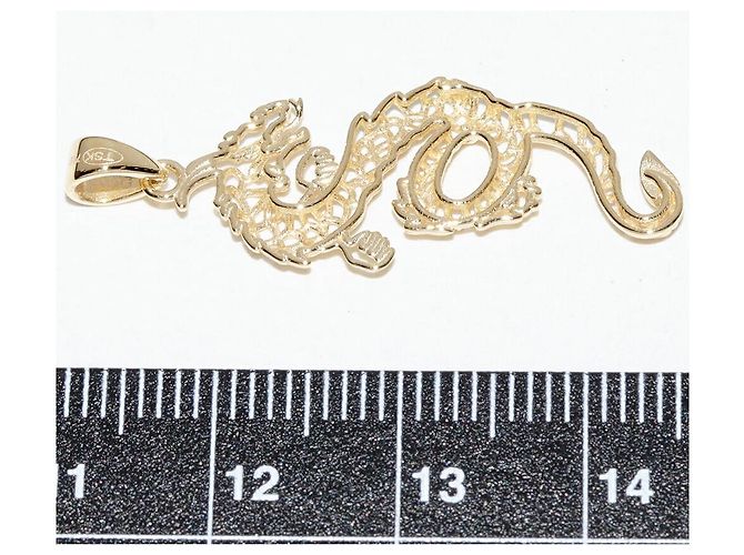 Autre Marque Pendente Drago Au750 D'oro - vista 3