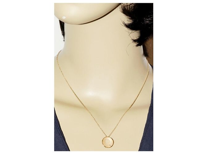 Autre Marque Collana con pendente a cerchio in diamanti Au750 D'oro - vista 2